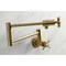 Kingston Brass KS4107BEX Wall Mount Pot Filler, Brushed Brass KS4107BEX - alternate 2